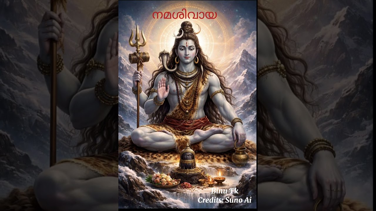 NAMASHIVAYA (നമശിവായ )Lyrics Binu Thapravan Kunnoth Music SUNO A I
