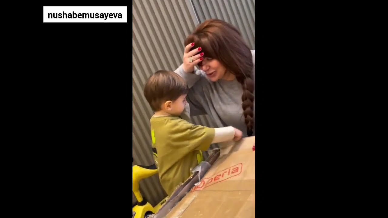 NÜŞABƏ MUSAYEVA NƏVƏSİNƏ BAYRAM HƏDİYYƏSİ ALIB❤️🥰
