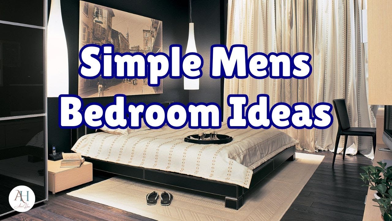 Trendy Mens Bedroom Design Inspirations Sleek And Stylish Simple Mens Bedroom Ideas