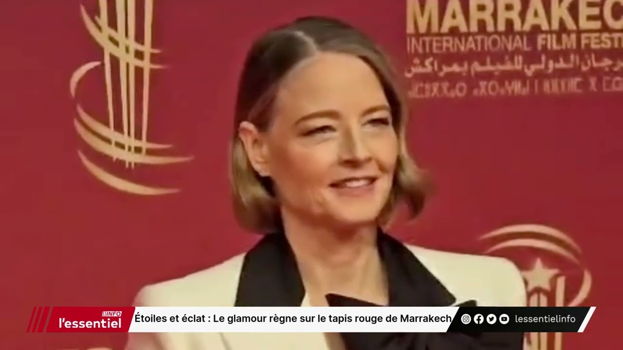 Étoiles et éclat : Le glamour règne sur le tapis rouge de Marrakech