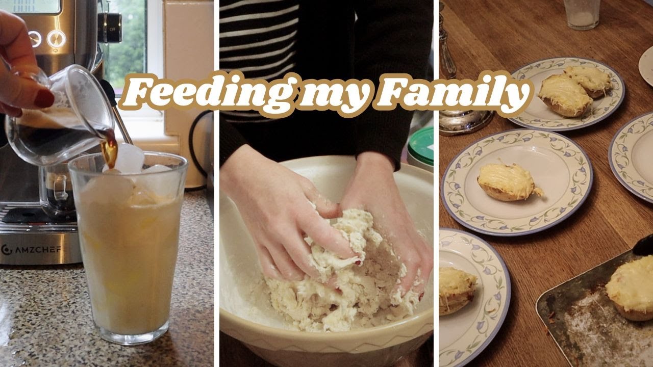 Cosy Winter Baking for my Large Family // Making New Drinks with Amzchef