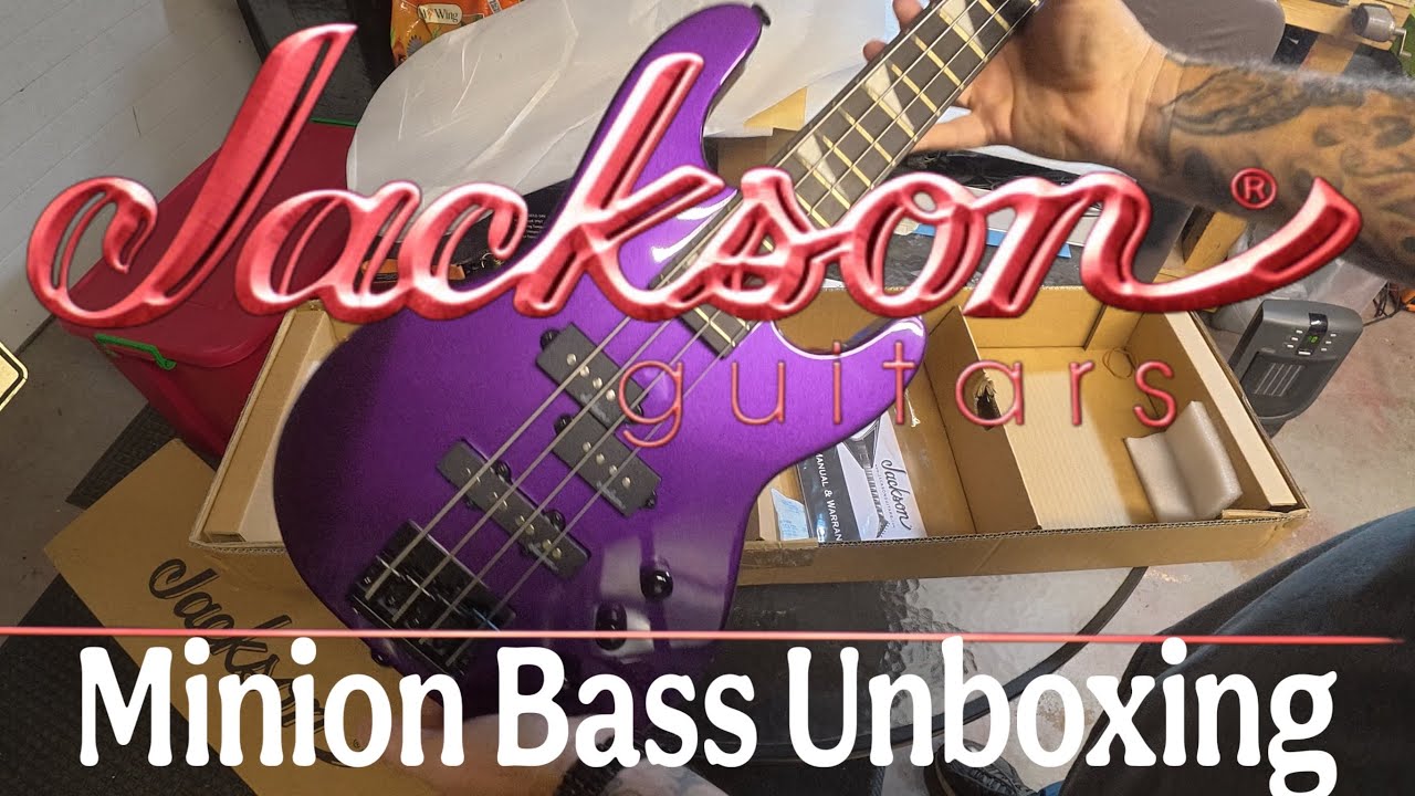 Распаковка бас-гитары Jackson Micro!