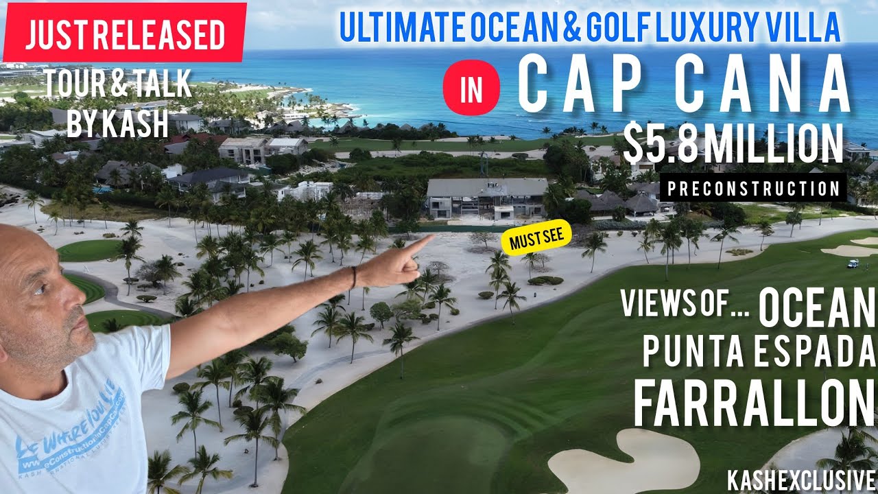 Inside Cap Cana $5.8M Cliffside Eden Roc Mansion with JawDropping Ocean Views | Ultra-Luxury by KASH