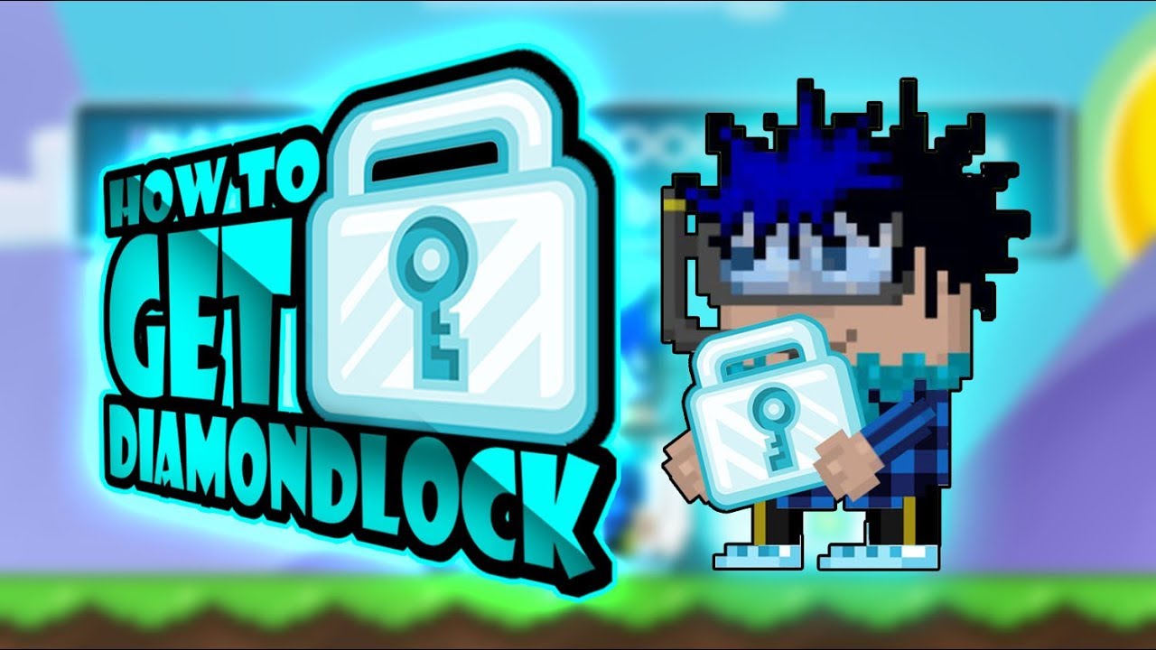 How to get Diamond Lock FAST!!!!! - Growtopia