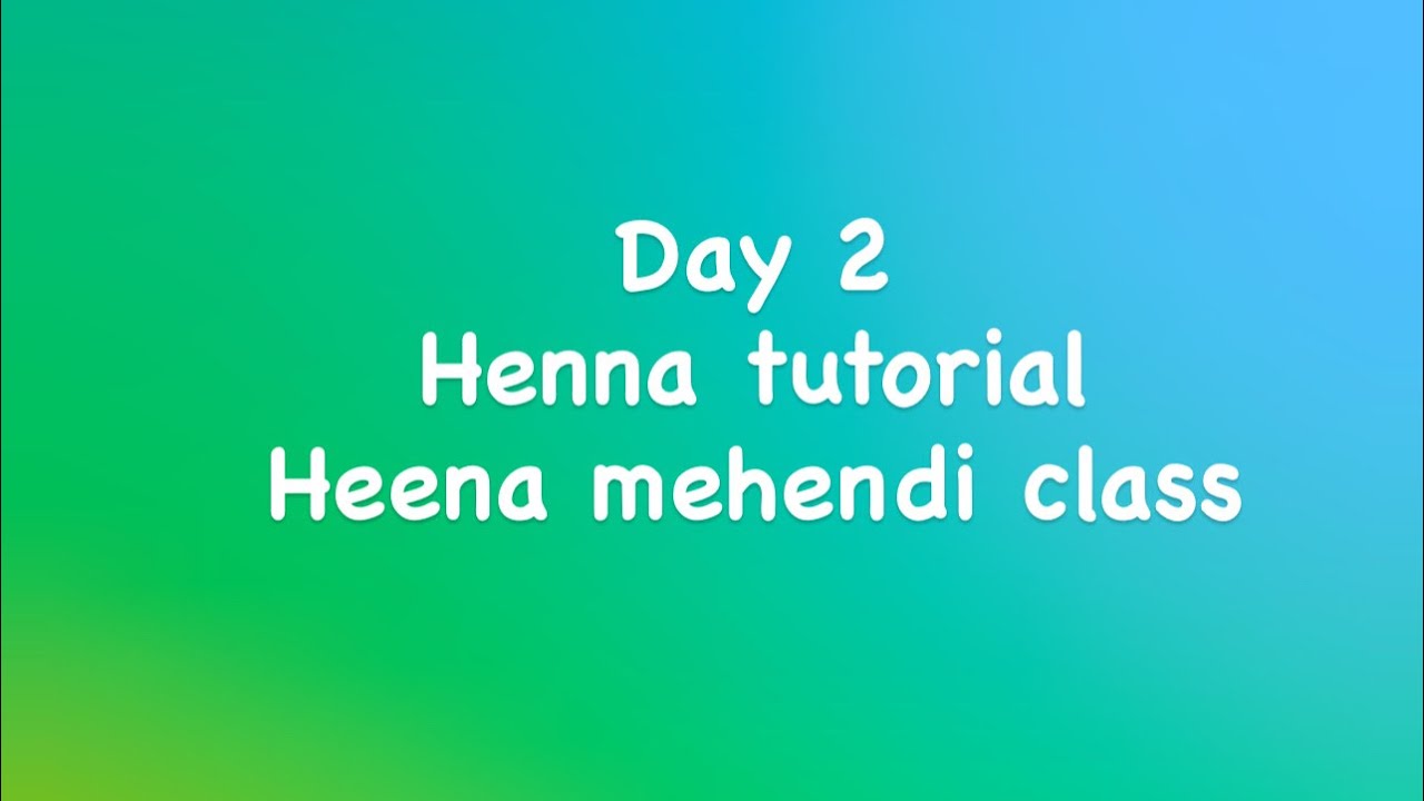 Bold leaves tutorial #mehndi #hennaartist #mehendiclasses 