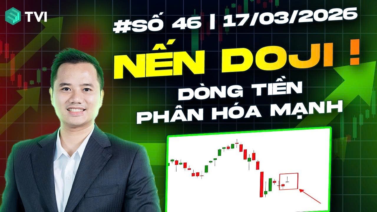 Nến Doji - Dòng tiền phân hóa mạnh? - Chứng khoán hôm nay Số 46/2026
