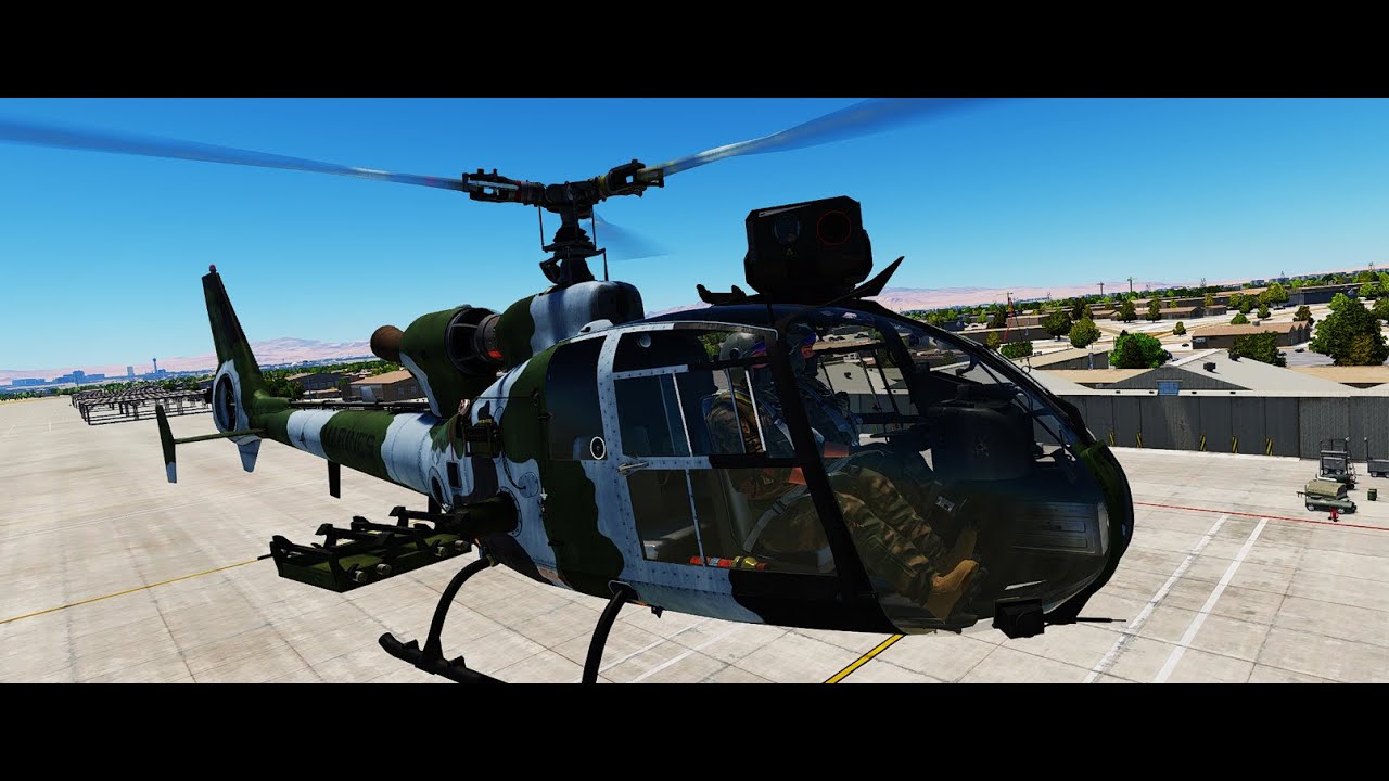 TUTORIAL ARRANQUE  SA342 GAZELLE  DCS