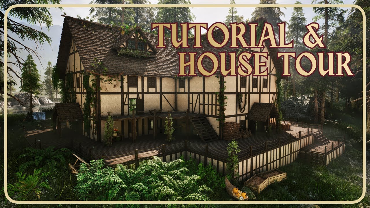 Woodland House Building Tutorial - ARK: Survival Ascended - Valguero