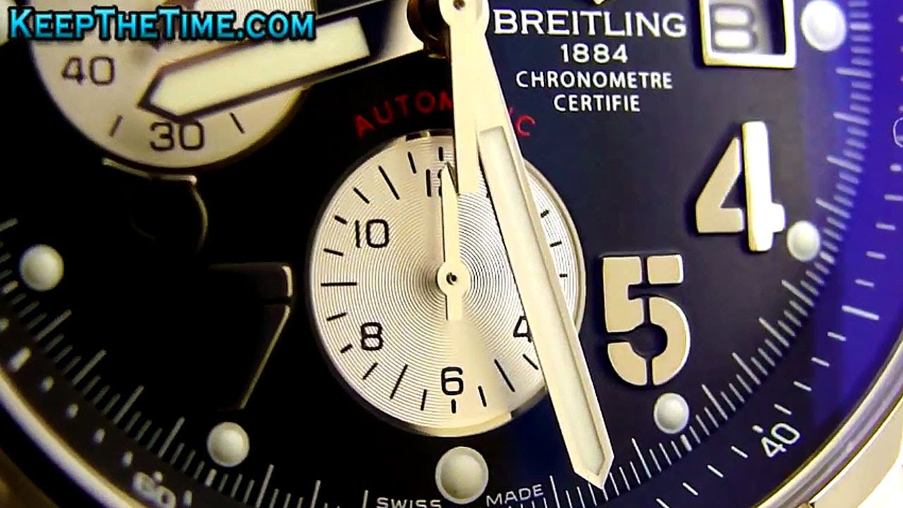 Breitling Super Avenger Steel Chronograph Watch (A1337011/B973)