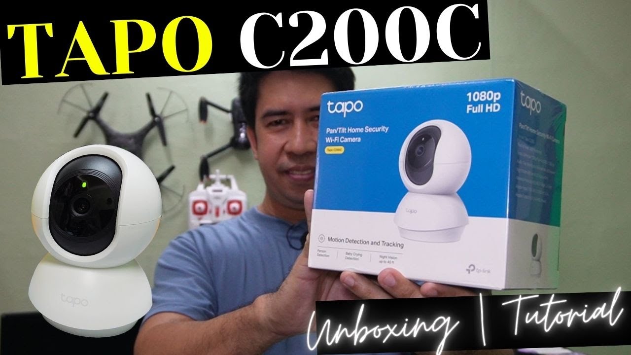 TAPO C200C  INDOOR CAMERA  Unboxing | Tutorial ( Filipino/Tagalog )