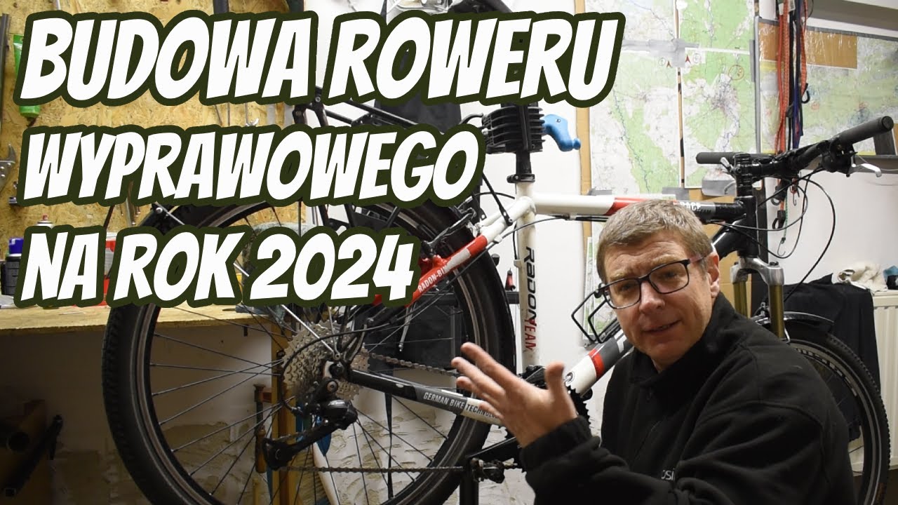 Budowa roweru wyprawowego na sezon 2024 / Nowa Rama, Nowe Części, Zmiana Napędu Turystyka i Przygoda