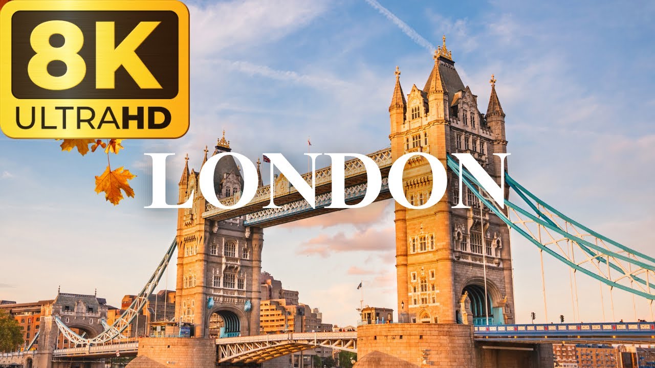 LONDON IN 8K ULTRA HD - EPIC VIRTUAL TOUR ✈️🏝🌿🌴 | SLEEP MUSIC