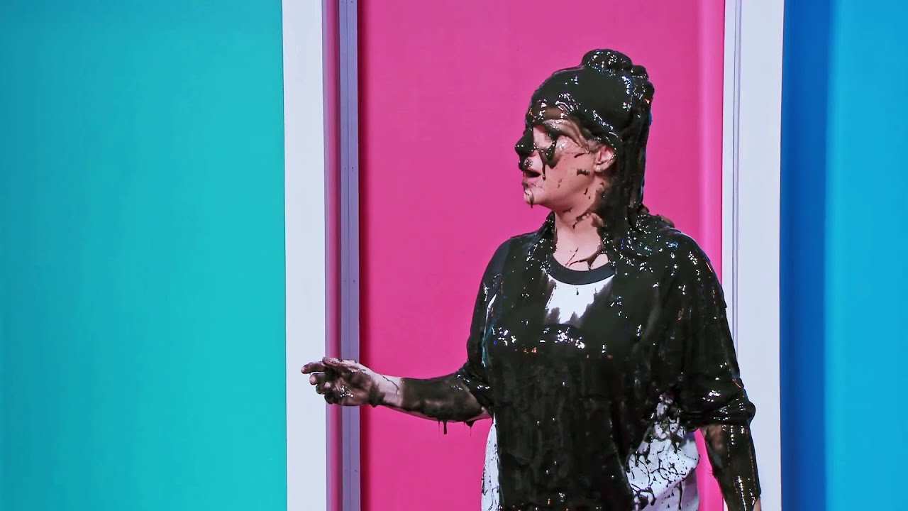 Andrea Barber Slimed (Fixed Audio)