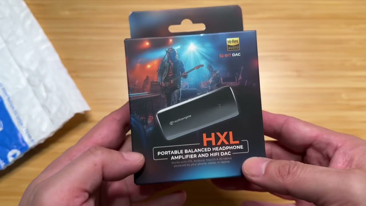 All New 2025 Audioengine HXL Portable Balanced Headphone Amplifier and HiFi DAC