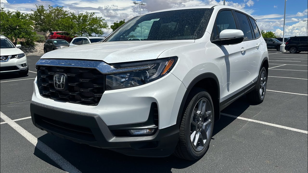 2023 Honda Passport Ex-l - Platinum White Pearl - Walkaround