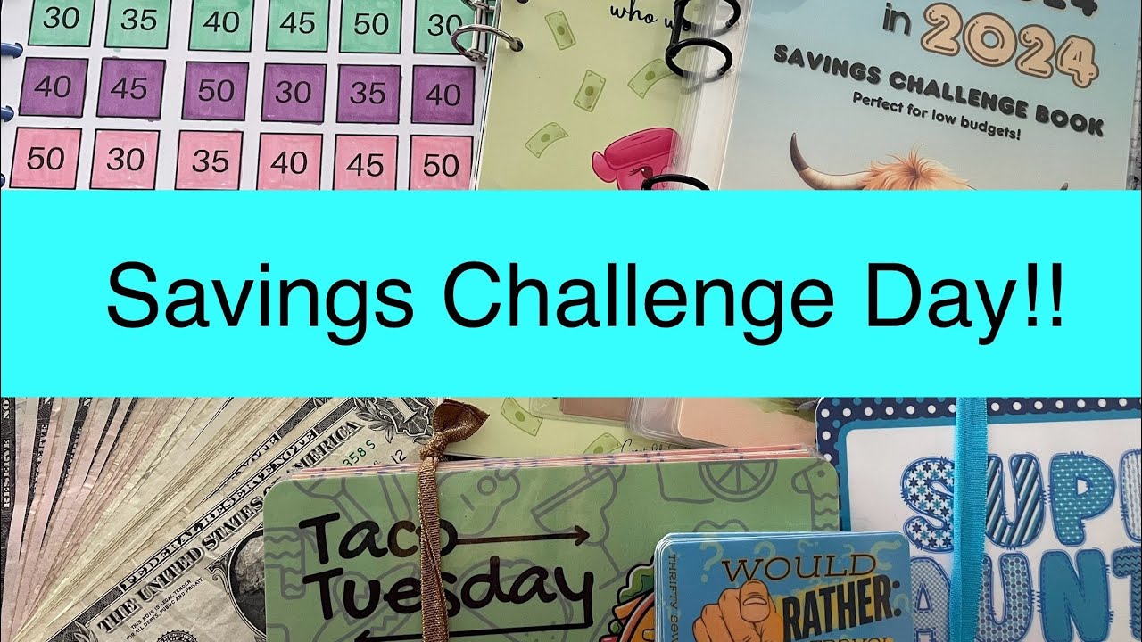 Cash Stuffing Savings Challenges l 2024 Challenge l $180 l Sept W2 2024
