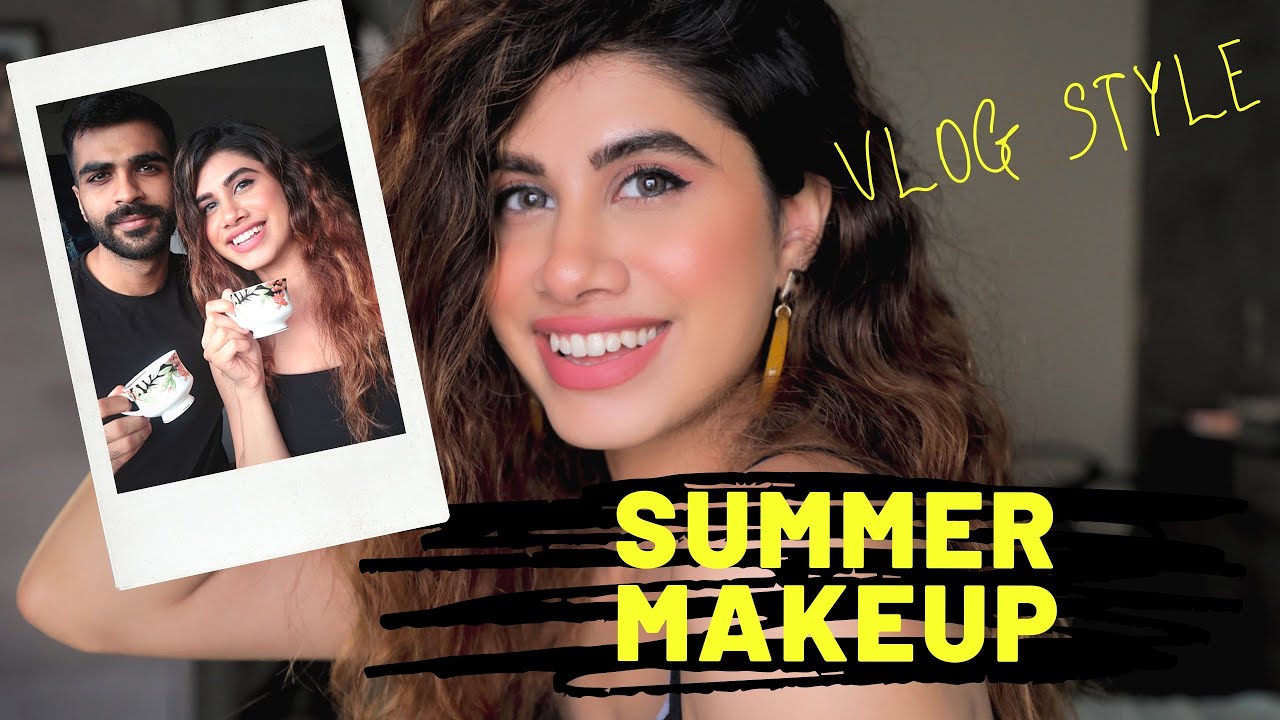 Summer Eye makeup Tutorial | Vlog style | Malvika Sitlani