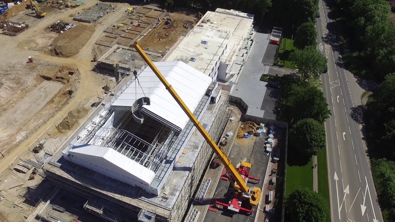 Milbank Concrete Products x Kallisto Stairs - The Denham Film Studios - Cadman Cranes - Weston Homes