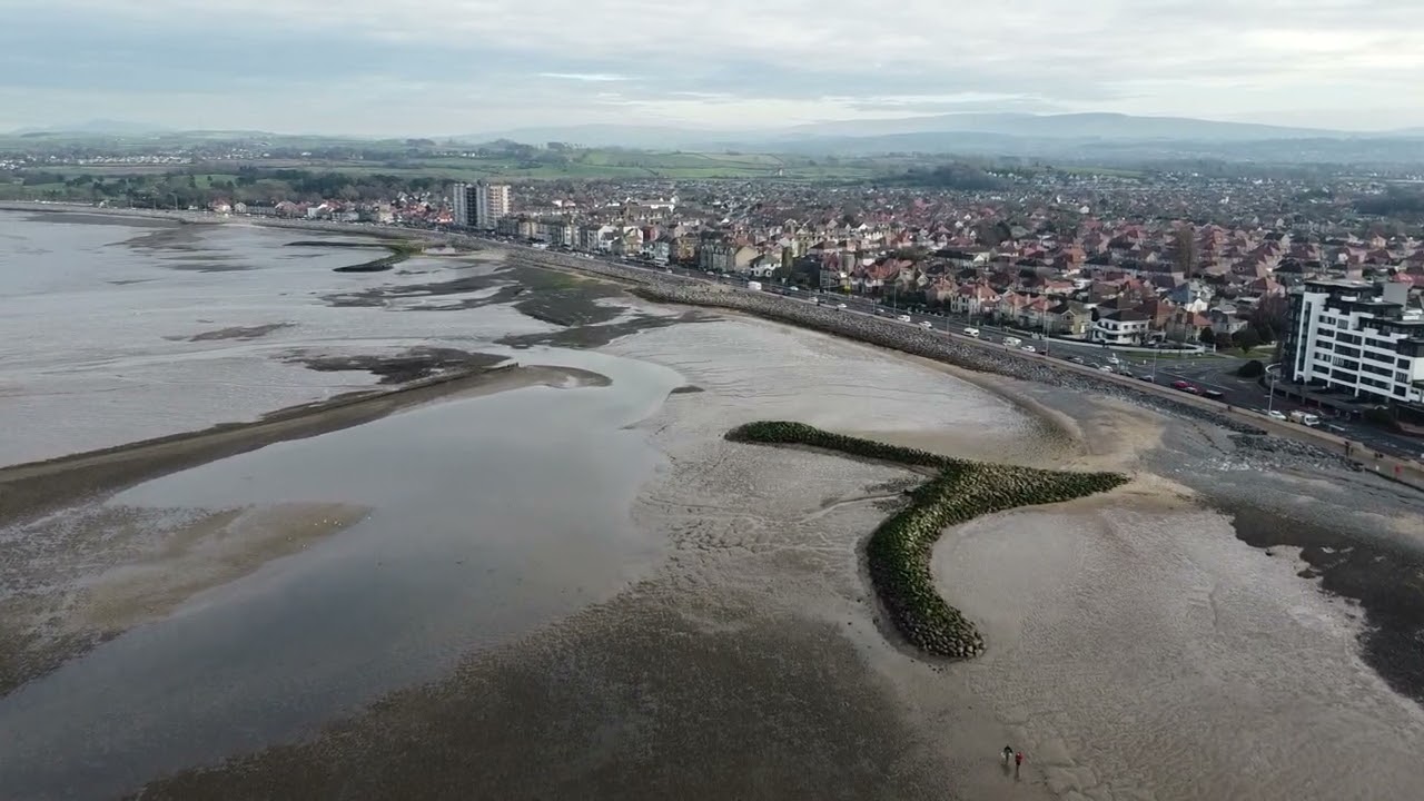 Drone Footage at Morecambe Bay