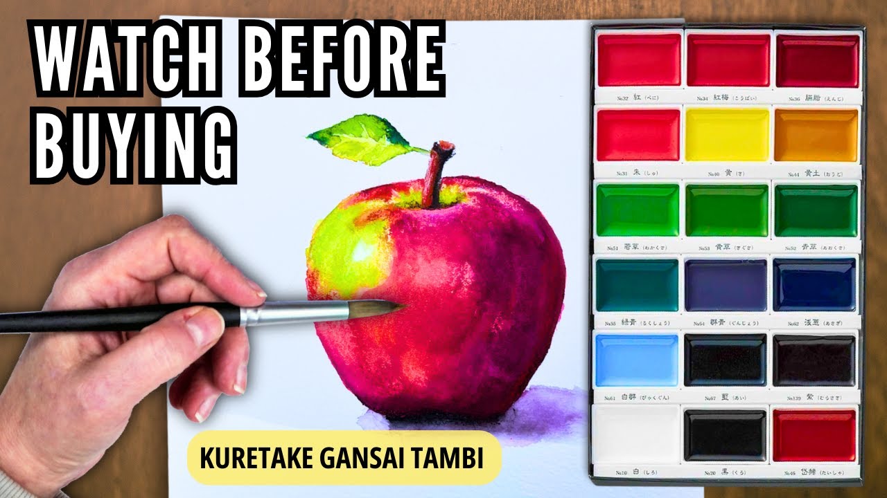 Kuretake Gansai Tambi Review | Watch Before Buying