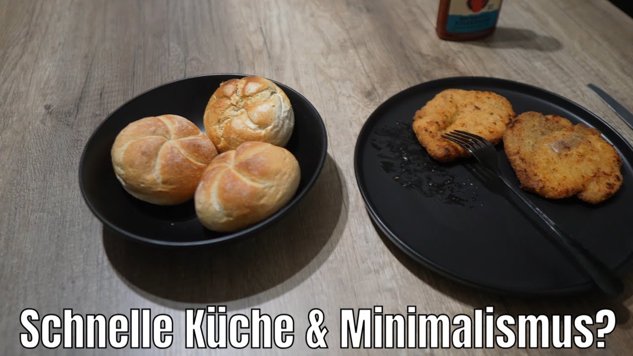 Schnelle Küche und Minimalismus