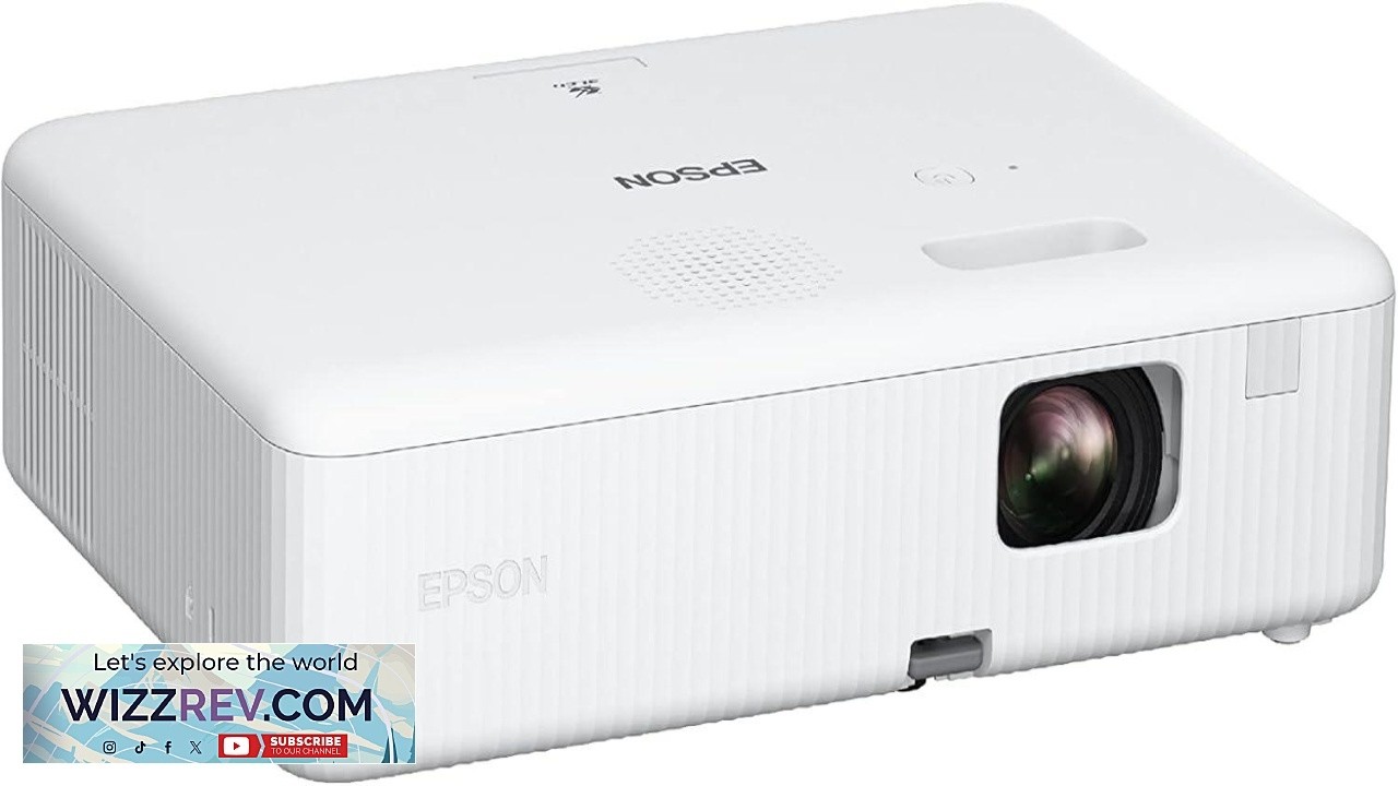 Портативный проектор Epson EpiqVision Flex CO W01, 3-чиповый 3LCD-проектор, широкоформатный, 3000...