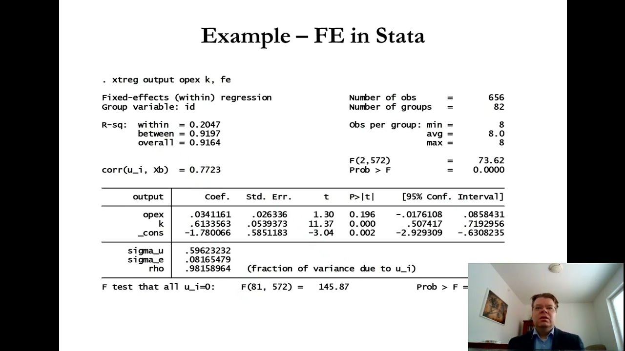 Econometrics 11b: Fixed Effects vs Random Effects