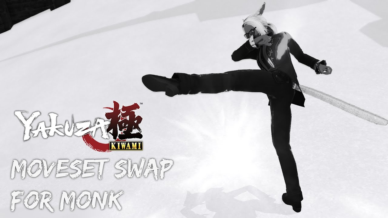 Yakuza Kiwami x FFXIV | Monk Moveset Swap