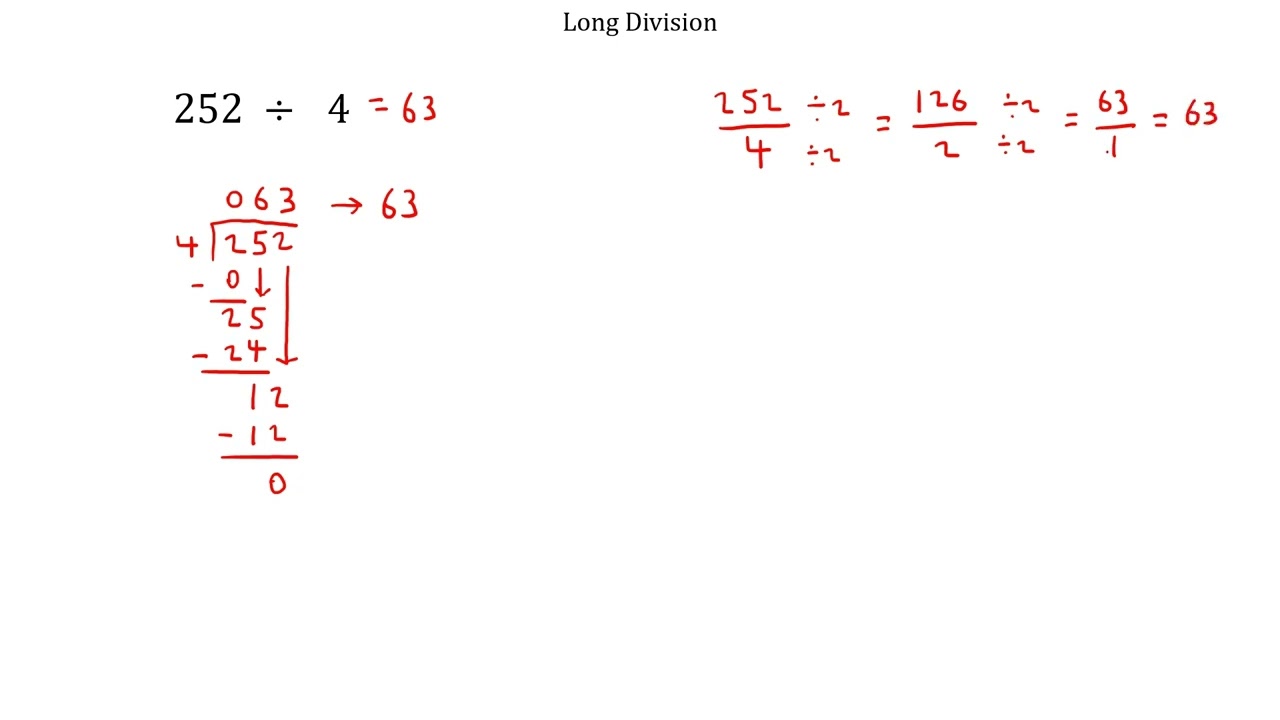 7. REVIEW Long Division