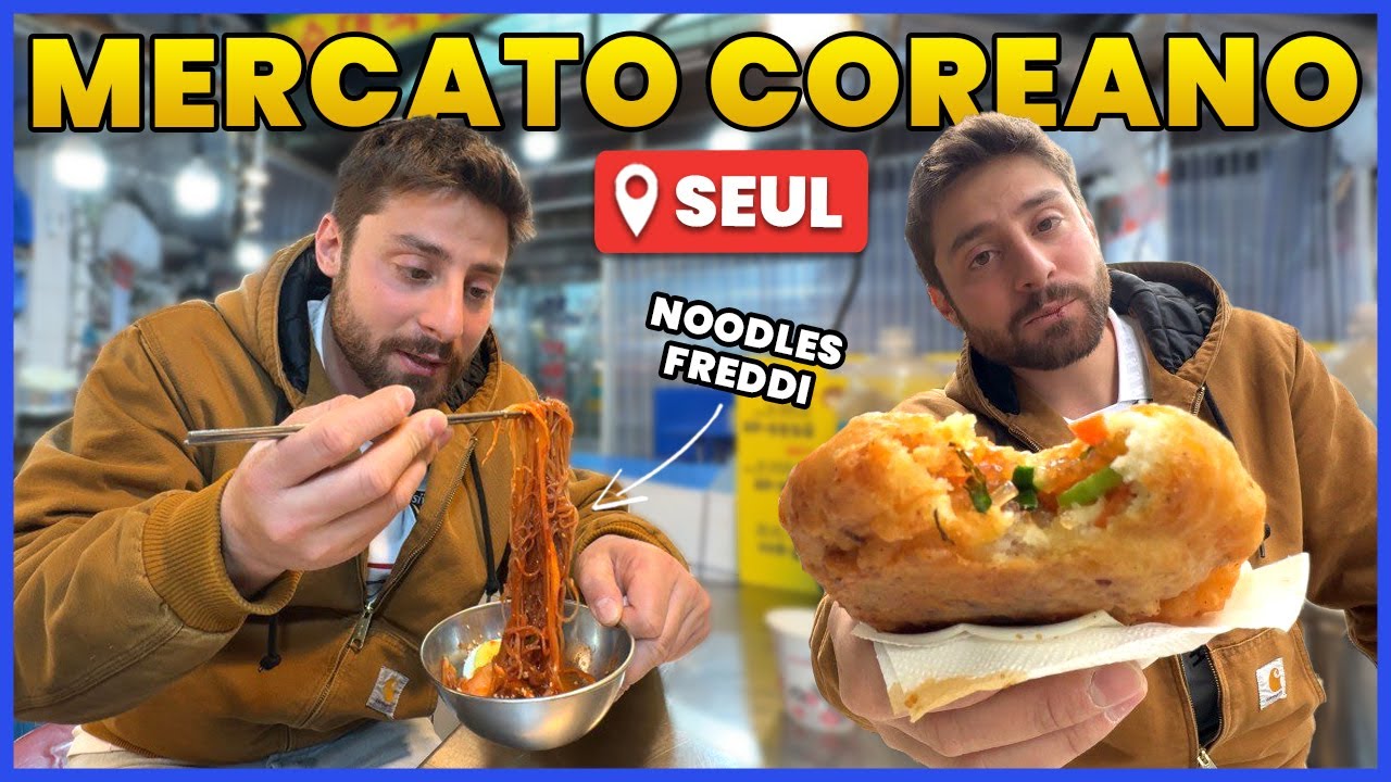 COSA si MANGIA in un MERCATO in COREA? | PRATTQUELLO