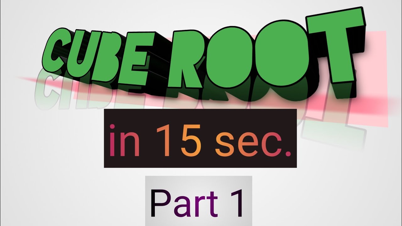 Cube root in hindi with short trick/ Short trick se cube root kaise nikale