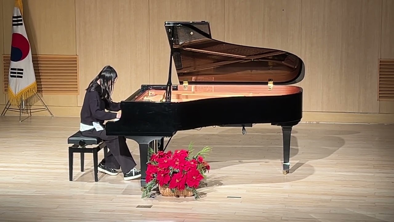 둘째 콩쿠르 연주 - 쇼팽 에튀드 흑건 chopin etude black key