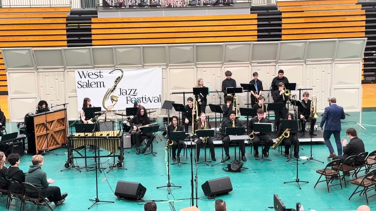 “Green Onions” Skyview HS blue jazz ensemble at West Salem HS Jazz fest