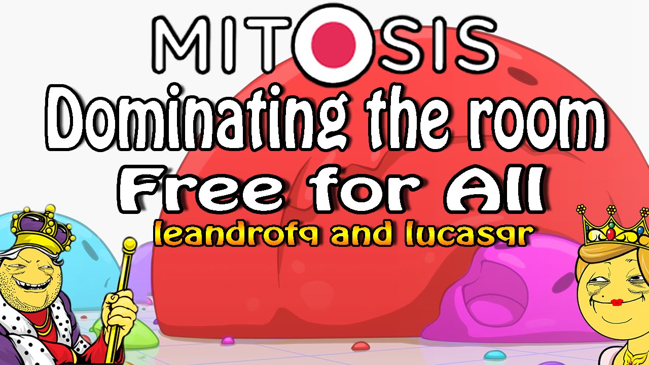 Mitosis the Game - Dominating the room - Free for All - leandrofq and lucasqr - Mongosis