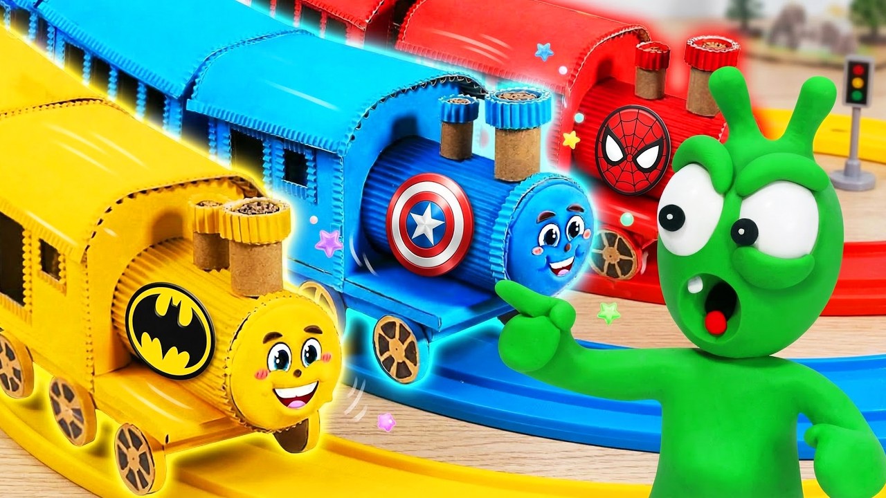 Pea Pea Tiene Problemas con el Tren de Colores… ¡Todo Sale Mal!