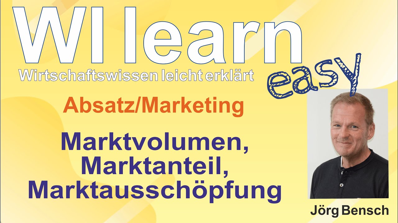 Marktvolumen, Marktanteil, Marktausschöpfung