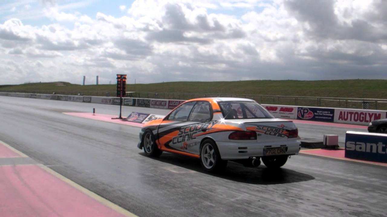 10.3 1/4 mile Scoobyclinic Drag Car with GT30 Billet, 1.2bar with passenger
