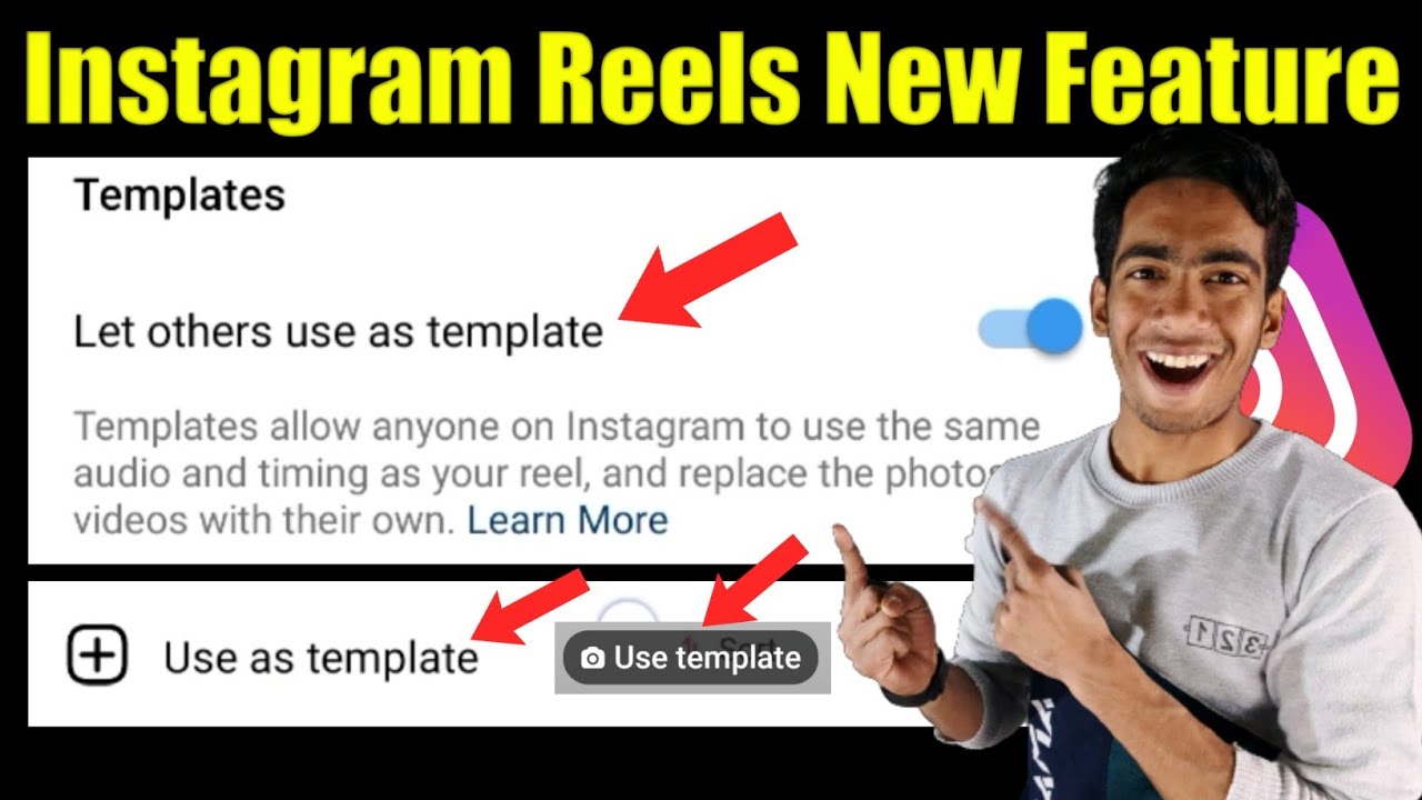 Instagram Reels New Feature Let Others Use As Template | Reels Use As Template | Reels Template Use