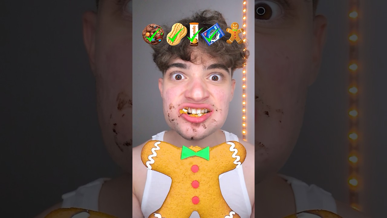 Giant Cookies Emoji ASMR!? 🤤🍪