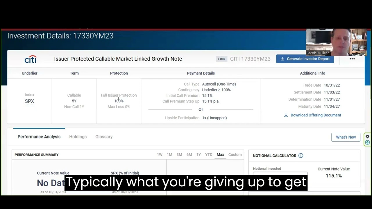 Investment Case Study: Structured Growth Note