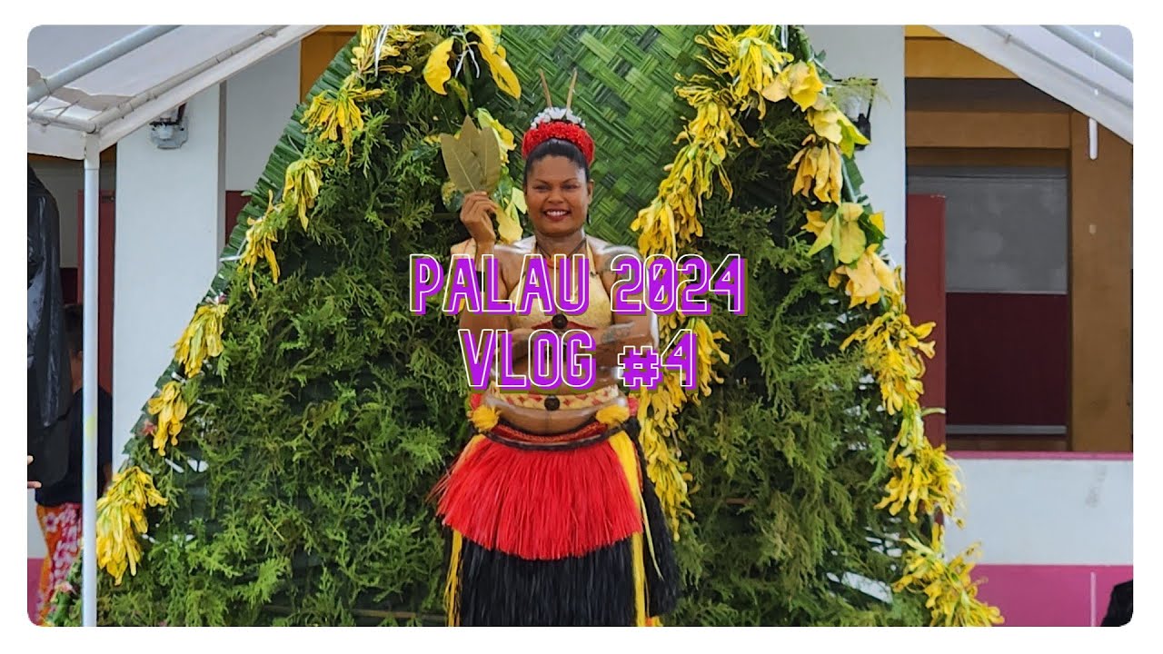 Palau 2024 Vlog #4, Making Bilum, Ngasech at Ked Airai