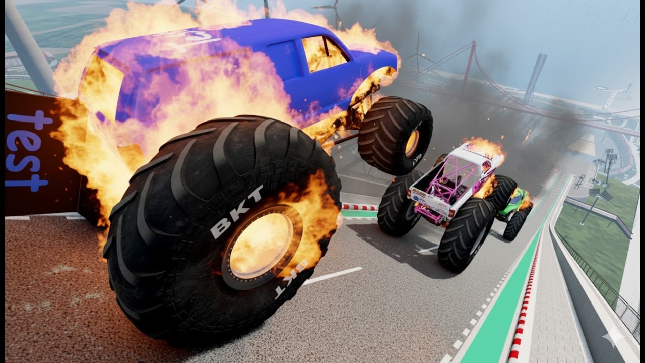 LIVE 0169 | Random Car - Epic Car Jumps & Crashes - BeamNG.Drive