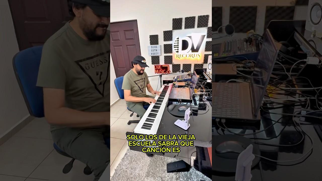 Solo los de la vieja escuela sabr&aacute;n qu&eacute; canci&oacute;n es #musicacristiana #cover #pianista #producer