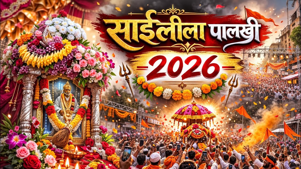 Saileela Palkhi 2026 || साईलीला पालखी २०२६ (Lalbagh-लालबाग) #saibaba #saileela #palakhi 