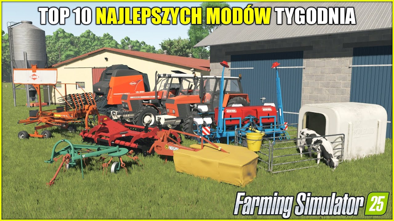 TOP 10 NAJLEPSZYCH POLSKICH MODÓW ⭐ FS 25  *Wielka Paczka Ursusów, Agromet Z283, Agromet 105/1*