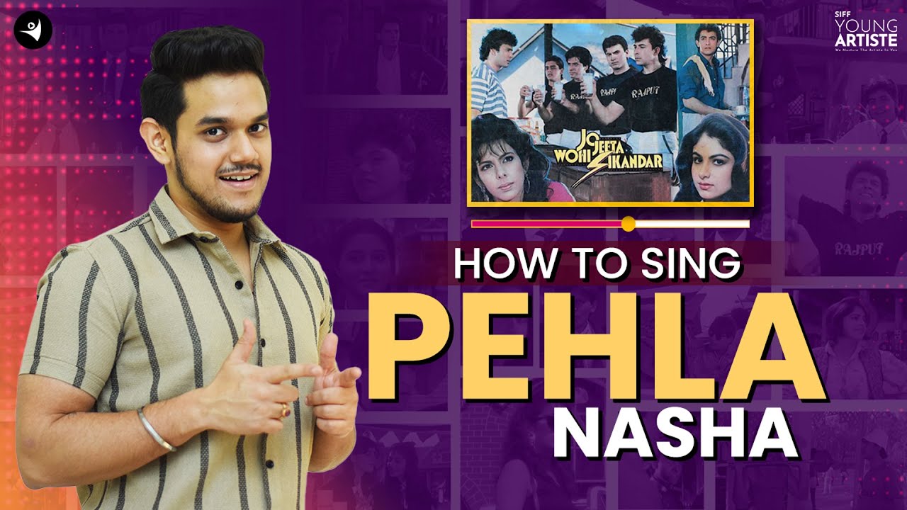 How to sing Pehla Nasha | Udit Narayan, Sadhana Sargam | 90s romantic song |  #tutorial #learn