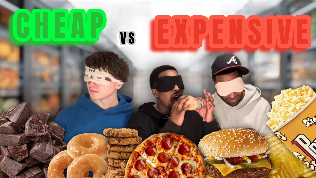 Cheap vs Expensive Food Challenge!