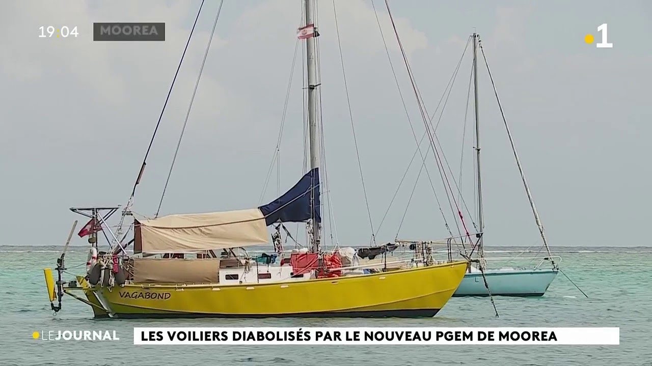 Les voiliers diabolisés par le nouveau PGEM de Moorea