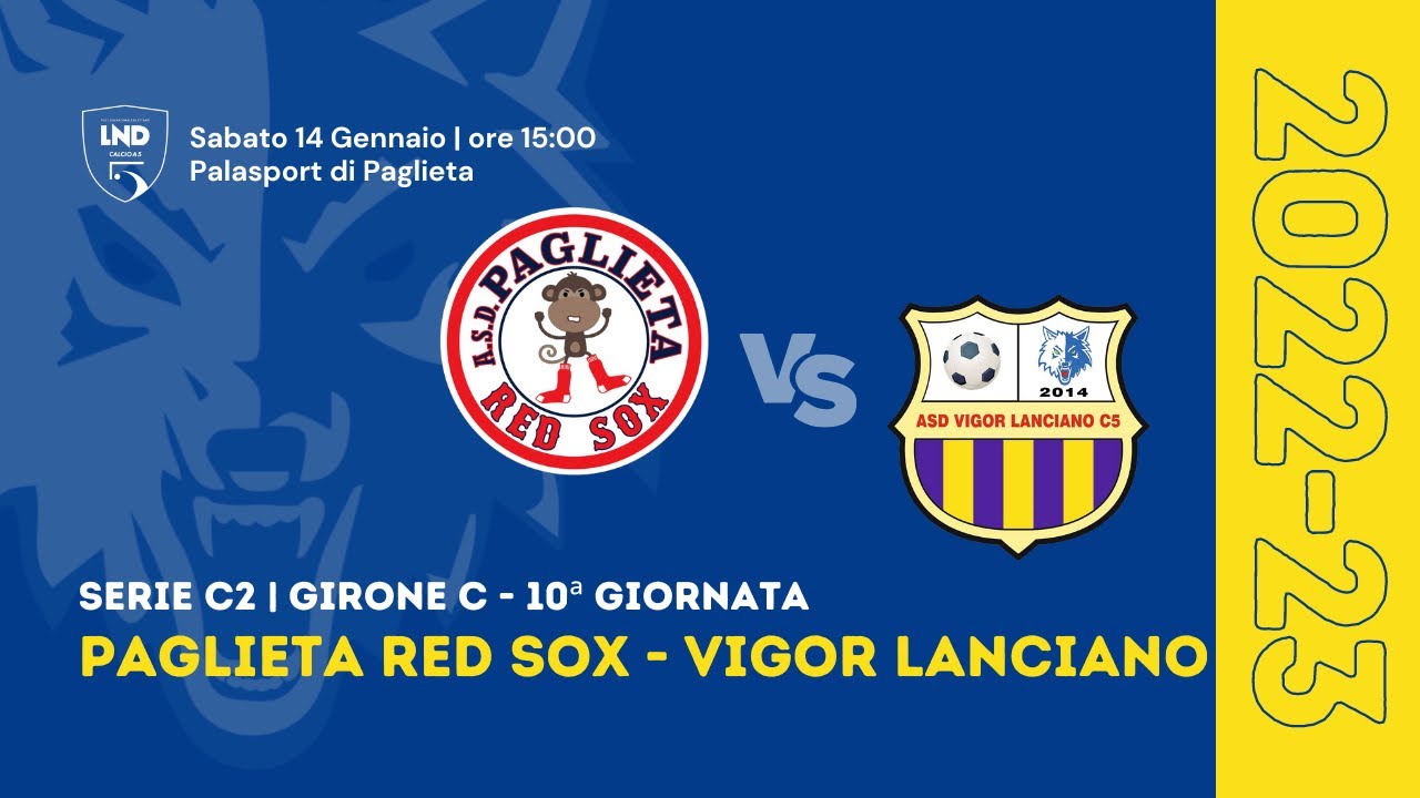 Serie C2 | Paglieta Red Sox - Vigor Lanciano 2-4 (Gol & Highlights) | 10ª Giornata 2022/2023