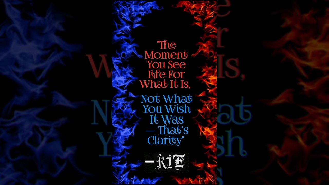 ✨ When Reality Finally Becomes Clear ✨ 